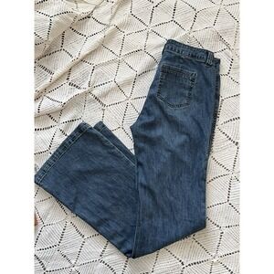 CAbi Jeans Women's Size 4 Bootcut Denim Medium Wash 99% Cotton Flattering Y2K